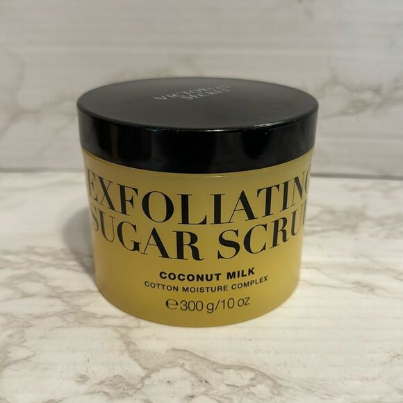 Victoria’s Secret exfoliating sugar scrub coconut milk 10 oz discontinued - Picture 1 of 6